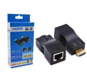 BỘ NỐI DÀI HDMI RA LAN 30M FULL HD KO ADAPTER (THỰC TẾ <20M)