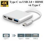 CÁP CHUYỂN TYPE-C RA USB 3.0, HDMI, TYPE-C