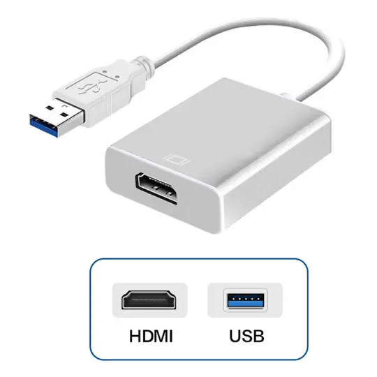 CÁP CHUYỂN USB 2.0 RA HDMI (KO AUDIO)