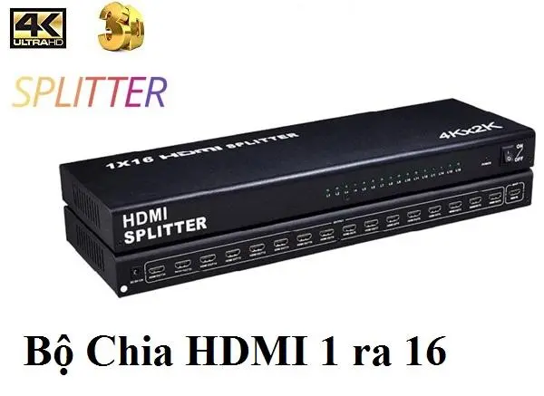 HUB 1HDMI RA 16HDMI CHUẨN 4K