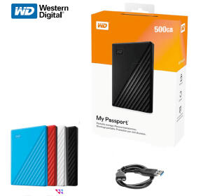 HDD BOX WD MY PASSPORT 500GB 2.5” USB 3.0 (MẪU MỚI)