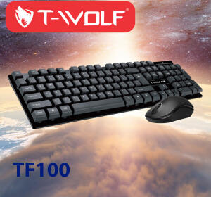 COMBO KO DÂY KEYBOARD + MOUSE T-WOLF TF-100