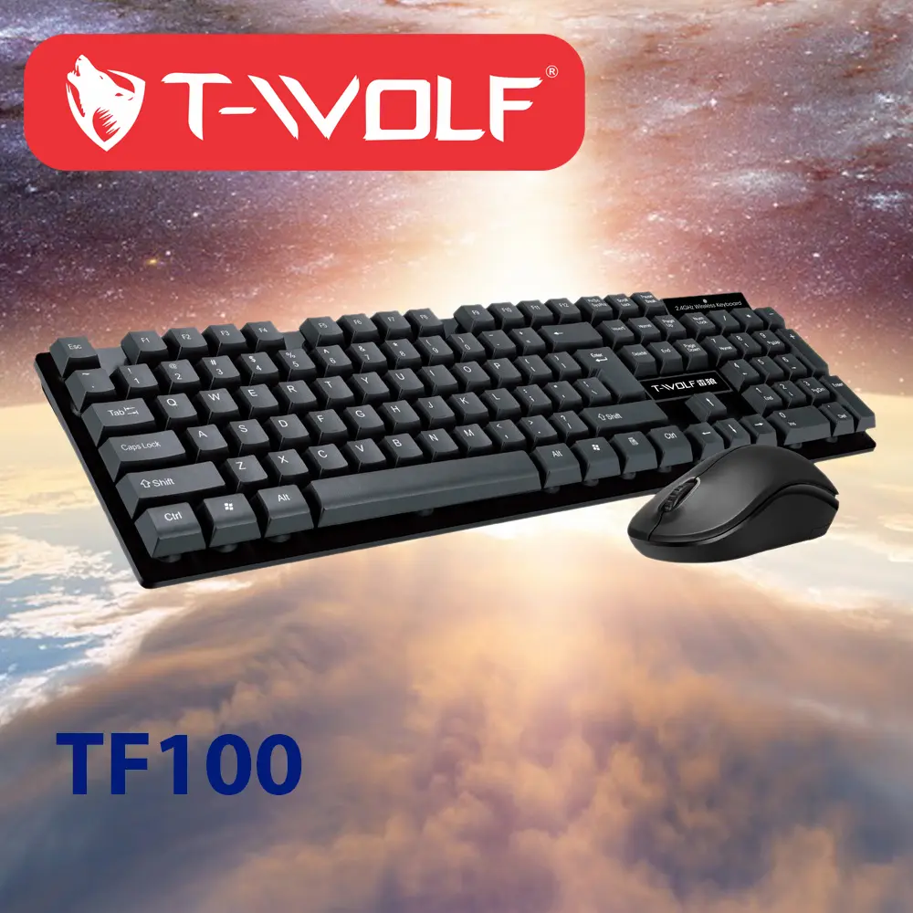 COMBO KO DÂY KEYBOARD + MOUSE T-WOLF TF-100