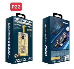 Pin dự phòng 20.000mah Phantom P22 120w