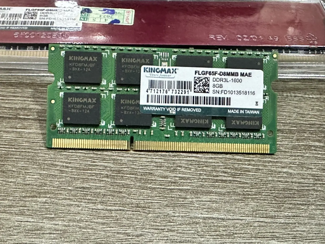 DDR3L LAPTOP 8G/1600 PC3L KINGMAX NEW