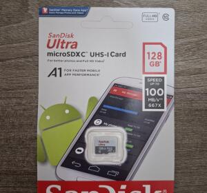 THẺ NHỚ MICROSD 128G SANDISK ULTRA BOX CLASS10 U1 100MB/S