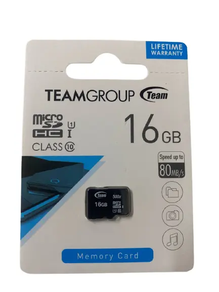 THẺ NHỚ MICROSD 16G TEAMGROUP BOX CLASS10 U1 80MB/S