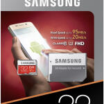 THẺ NHỚ MICROSD 32G SAMSUNG EVO PLUS BOX CLASS10 U1 95MB/S (KÈM SD ADAPTER)