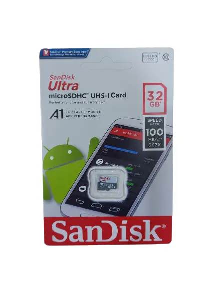 THẺ NHỚ MICROSD 32G SANDISK ULTRA BOX CLASS10 100MB/S