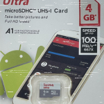 THẺ NHỚ MICROSD 4G SANDISK BOX CLASS10 48MB/S