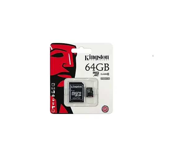 THẺ NHỚ MICROSD 64G KINGSTON BOX CLASS10 80MB/S (KÈM SD ADAPTER)