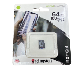 THẺ NHỚ MICROSD 64G KINGSTON CANVAS SELECT 100R BOX CLASS10 U1 V10 100MB/S