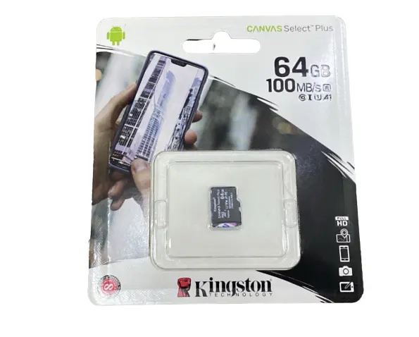 THẺ NHỚ MICROSD 64G KINGSTON CANVAS SELECT 100R BOX CLASS10 U1 V10 100MB/S