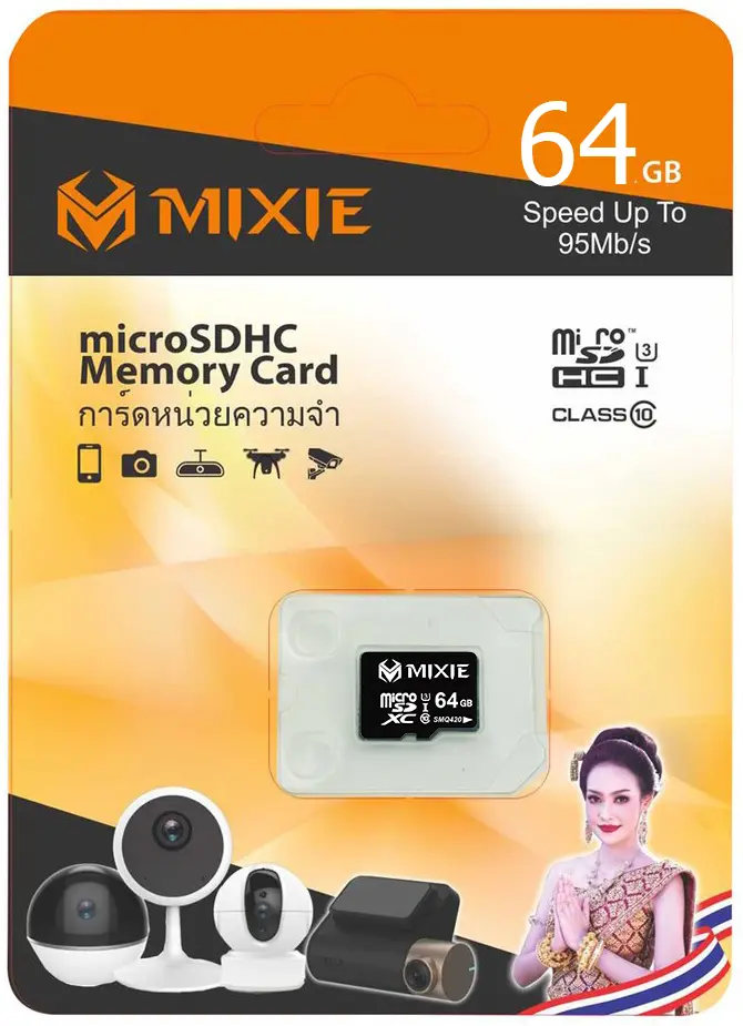 THẺ NHỚ MICROSD 64G MIXIE BOX CLASS10 U3 95MB/S CHÍNH HÃNG