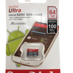 THẺ NHỚ MICROSD 64G SANDISK ULTRA BOX CLASS10 U1 100MB/S