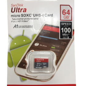 THẺ NHỚ MICROSD 64G SANDISK ULTRA BOX CLASS10 U1 100MB/S