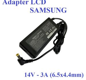 ADAPTER APOWER FOR LCD SAMSUNG 14V-3A 42W (6.5X4.4 MM, KÈM DÂY NGUỒN, BOX)