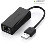 BỘ CHUYỂN ĐỔI TỪ USB RA LAN 2,0 10/100 UGREEN 20254 MÀU ĐEN